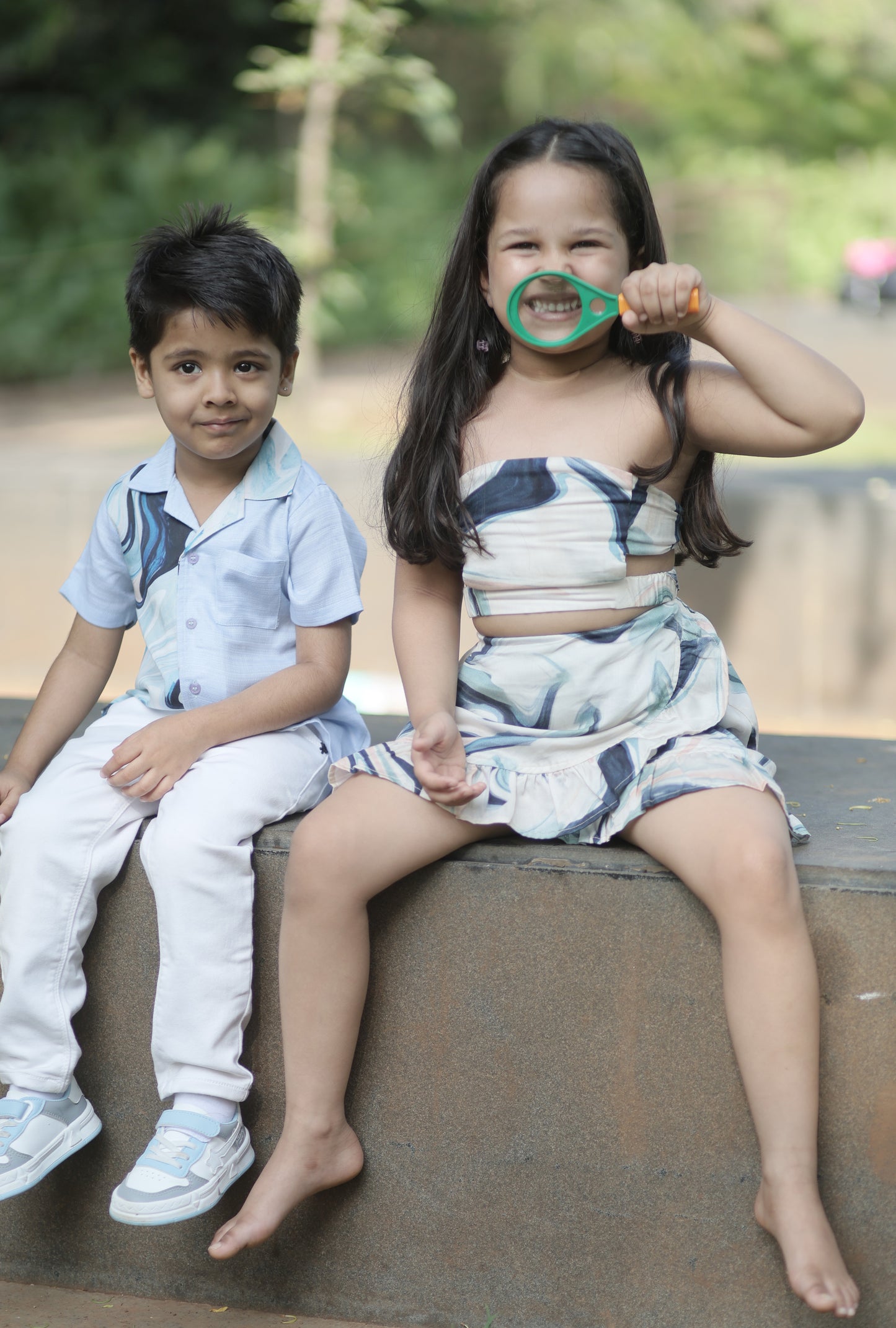 Rainbow Popsicle Skirt